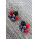 Berries mix earrings